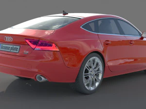 Audi A7 Sportback 30 TDI quattro 3D Model