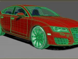 Audi A7 Sportback 30 TDI quattro 3D Model