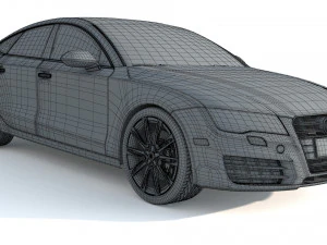 Audi A7 Sportback 30 TDI quattro 3D Model