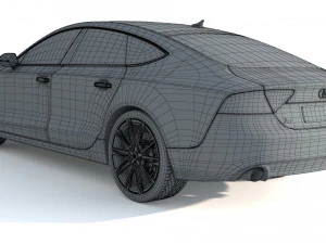Audi A7 Sportback 30 TDI quattro 3D Model