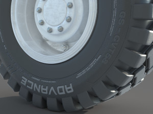 Truck Wheel 02 Modèle 3D