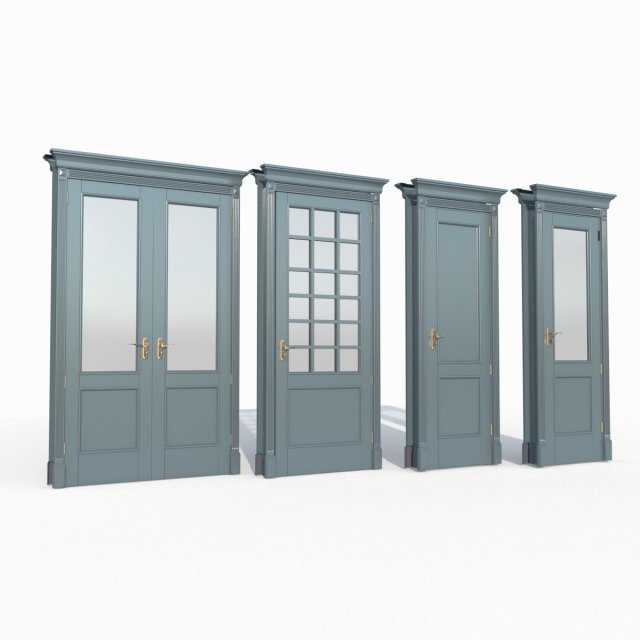 Doors interior 02 Modelo 3D .c4d .max .obj .3ds .fbx .stl .blend 