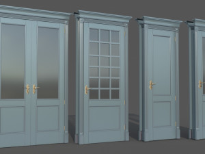Doors interior 02 Modelo 3D