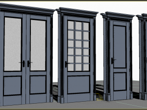 Doors interior 02 Modelo 3D