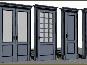 Doors interior 02 3D Model