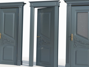 Doors interior 01 Modelo 3D