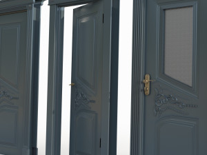 Doors interior 01 Modelo 3D