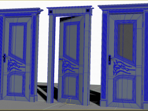 Doors interior 01 Modelo 3D