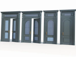 T&uuml;ren innen 04 3D Modell