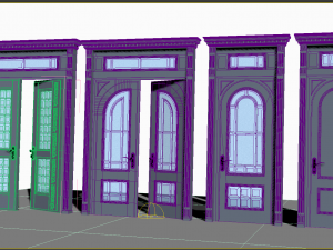 Doors interior 04 Modelo 3D