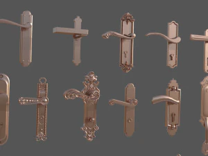 Ma&ccedil;aneta da porta Modelo 3D