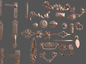 Ma&ccedil;aneta da porta Modelo 3D