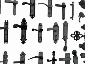 Ma&ccedil;aneta da porta Modelo 3D