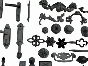 Ma&ccedil;aneta da porta Modelo 3D