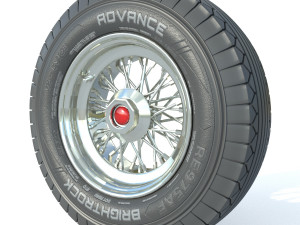 Wheel rim tire 23 3D 模型