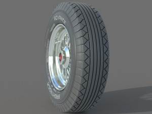 Wheel rim tire 23 3D Модель