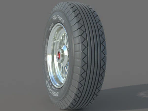 Wheel rim tire 23 3D Model