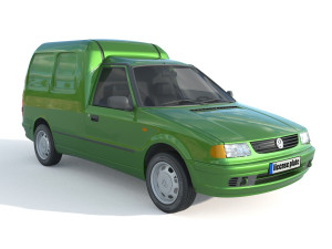 Volkswagen Caddy van MK2 3D Model