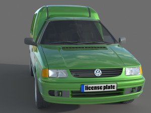 Volkswagen Caddy van MK2 Modelo 3D