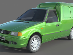 Volkswagen Caddy van MK2 Modelo 3D