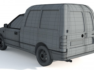 Volkswagen Caddy van MK2 Modelo 3D