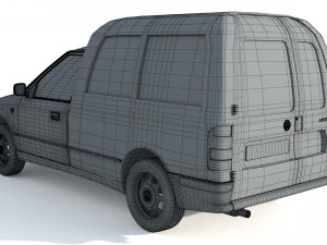 Volkswagen Caddy van MK2 3D Model