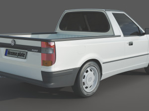 Volkswagen Caddy Pickup MK2 3D-Modell