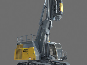 Liebherr LRB 18 Piling and Drilling Rig Model 3D