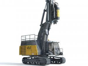 Liebherr LRB 18 Piling and Drilling Rig Model 3D