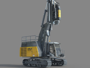 Liebherr LRB 18 Piling and Drilling Rig Model 3D