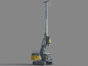 Liebherr LRB 18 Piling and Drilling Rig Model 3D