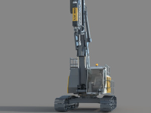Liebherr LRB 18 Piling and Drilling Rig Model 3D