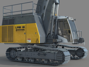 Liebherr LRB 18 Piling and Drilling Rig Model 3D