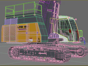 Liebherr LRB 18 Piling and Drilling Rig 3D Model