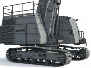 Liebherr LRB 18 Piling and Drilling Rig 3D Model