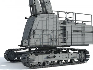 Liebherr LRB 18 Piling and Drilling Rig 3D Model
