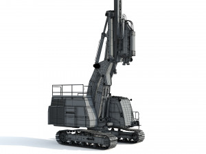 Liebherr LRB 18 Piling and Drilling Rig Model 3D