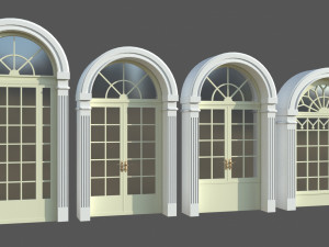 Doors Windows set Modelo 3D