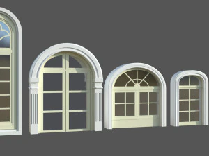 Doors Windows set 3D Model