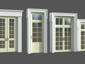 Doors Windows set Modelo 3D