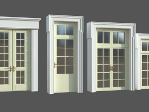 Doors Windows set 3D Model