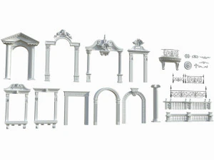 Kapı Pencere Dekor seti 3D Model