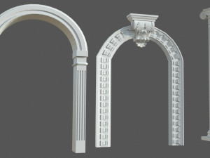 Door Window Decor set 3D 模型