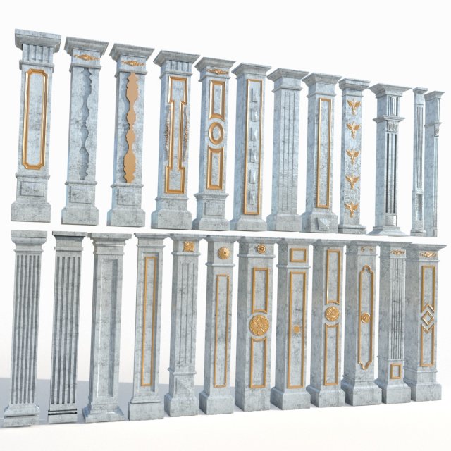 Colon 3D Model .c4d .max .obj .3ds .fbx .stl .blend 
