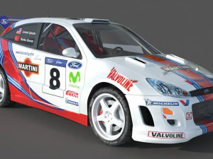 Fort Focus WRC 2004 Model 3D Model
