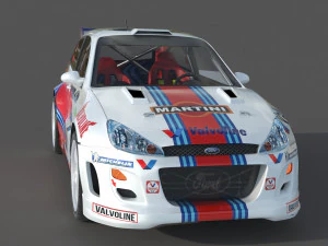 Fort Focus WRC 2004 Model 3D Model