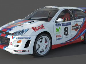 Fort Focus WRC 2004 Model Modelo 3D