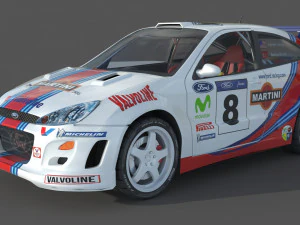 Fort Focus WRC 2004 Model 3D Model