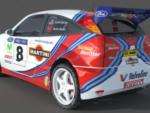 Fort Focus WRC 2004 Model 3D Model