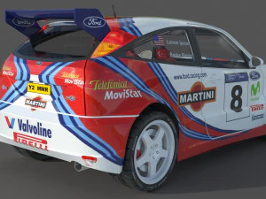 Fort Focus WRC 2004 Model 3D Model